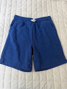 Vineyard Vines Boys Royal Blue Sweatpants Material Shorts with Drawstring
